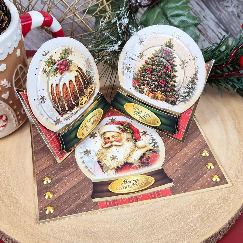 A White Christmas Snow Globe Toppers