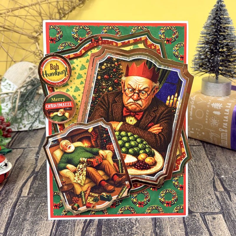 Golden Oldies - Festive Senior Moments Luxury Card Toppers Kit