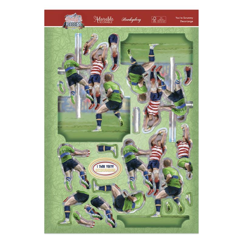Sports & Hobbies Deco-Large Set - You're Scrummy