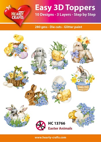 Easy 3D Toppers - Easter Animals