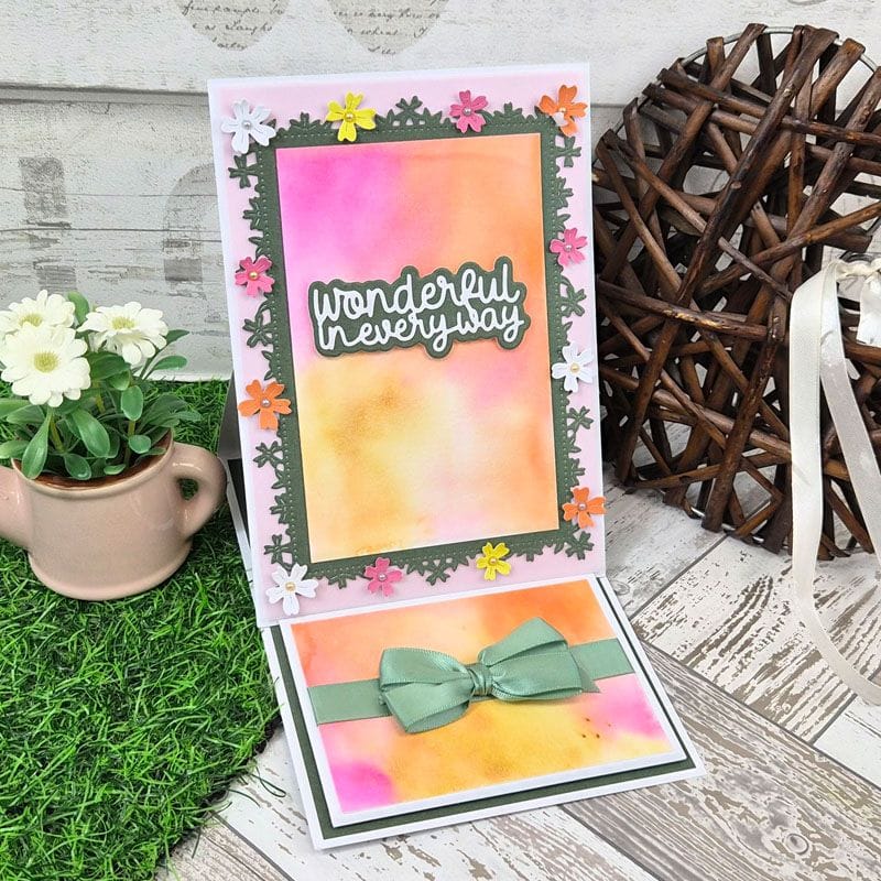 Moonstone Dies - Dainty Floral Frame