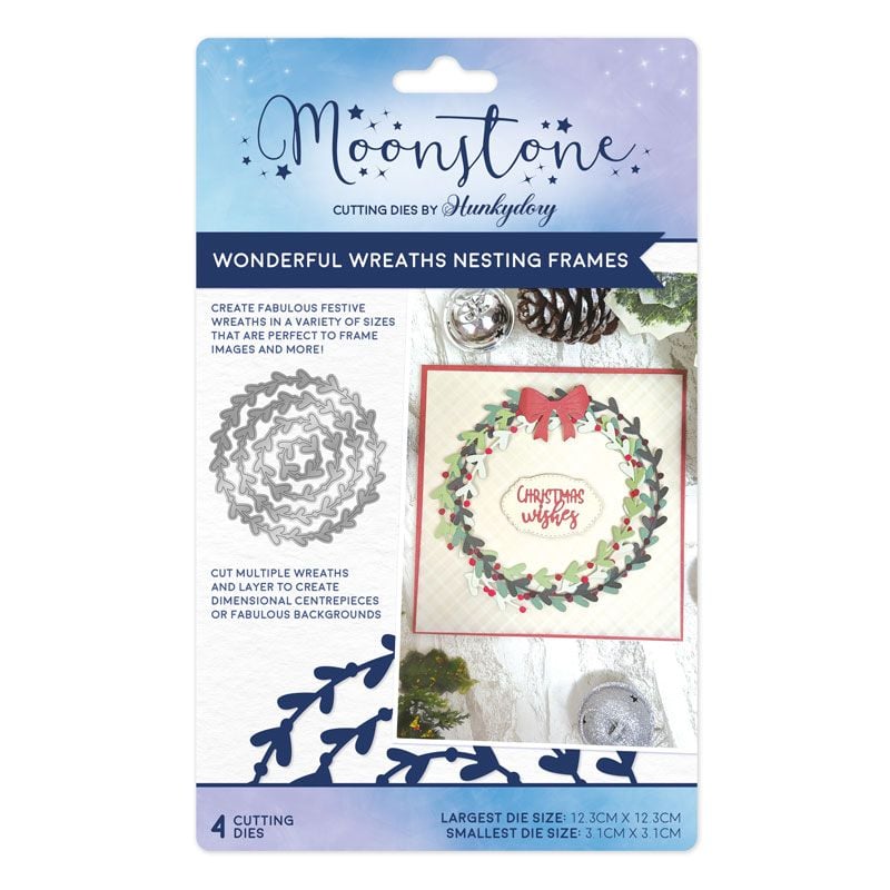 Moonstone Dies - Wonderful Wreath Nesting Frame