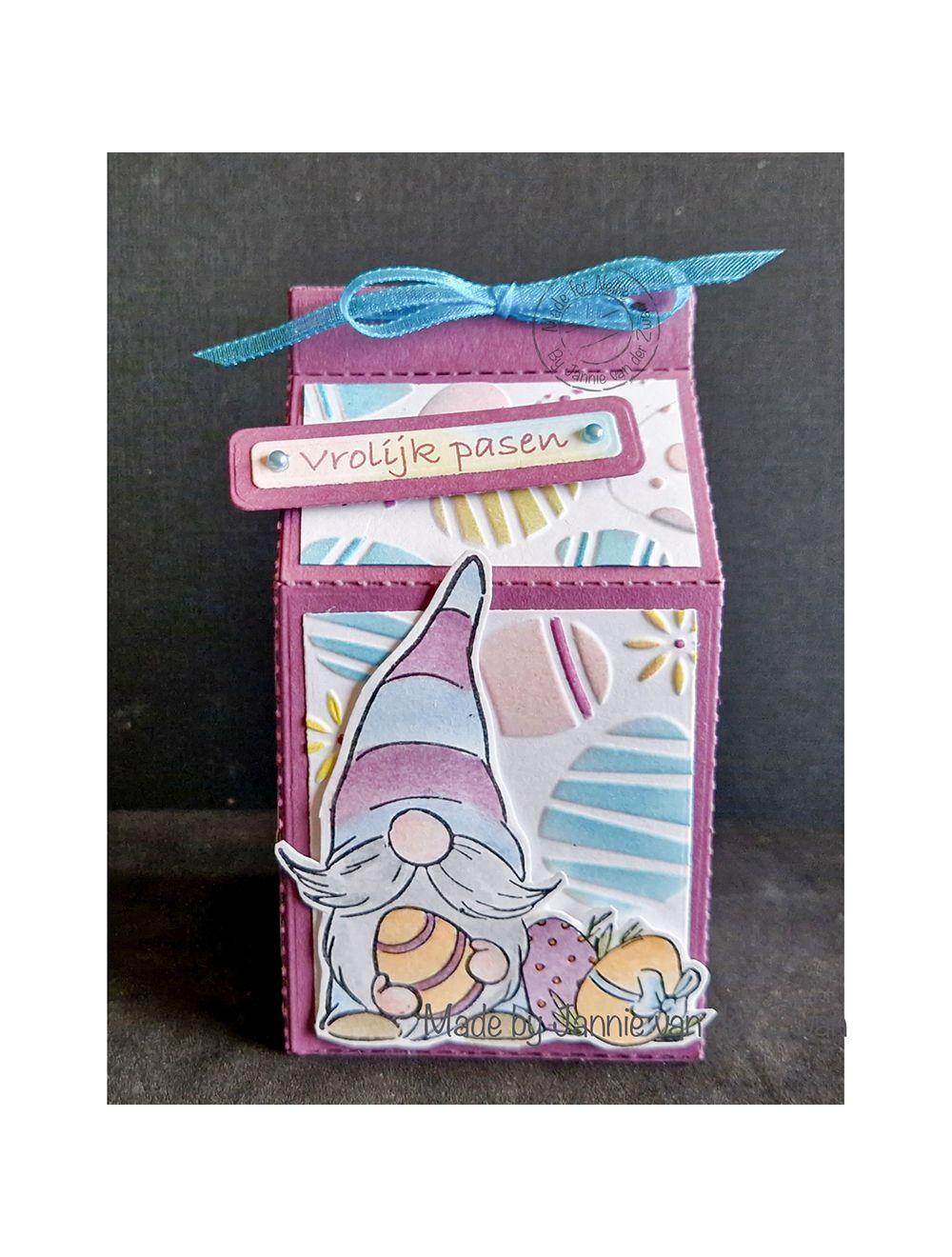 Nellie's Cuties Clear Stamp Easter Gnome 60x55mm