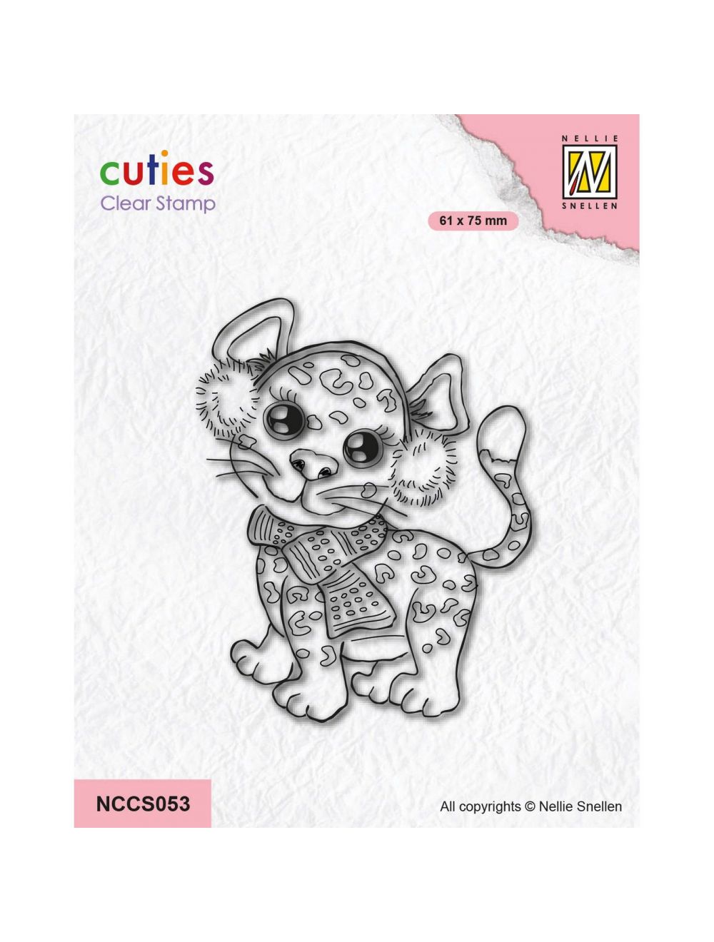 Nellie's Choice - Clear Stamp Cutie Cheetah