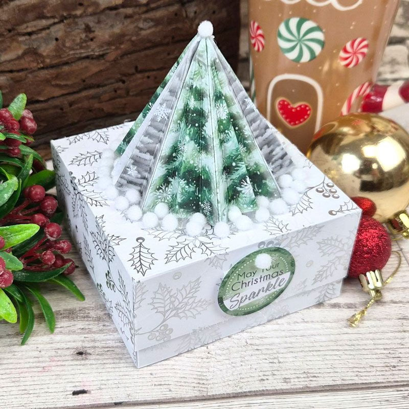 Moonstone Christmas Tree Gift Box Paper Pad