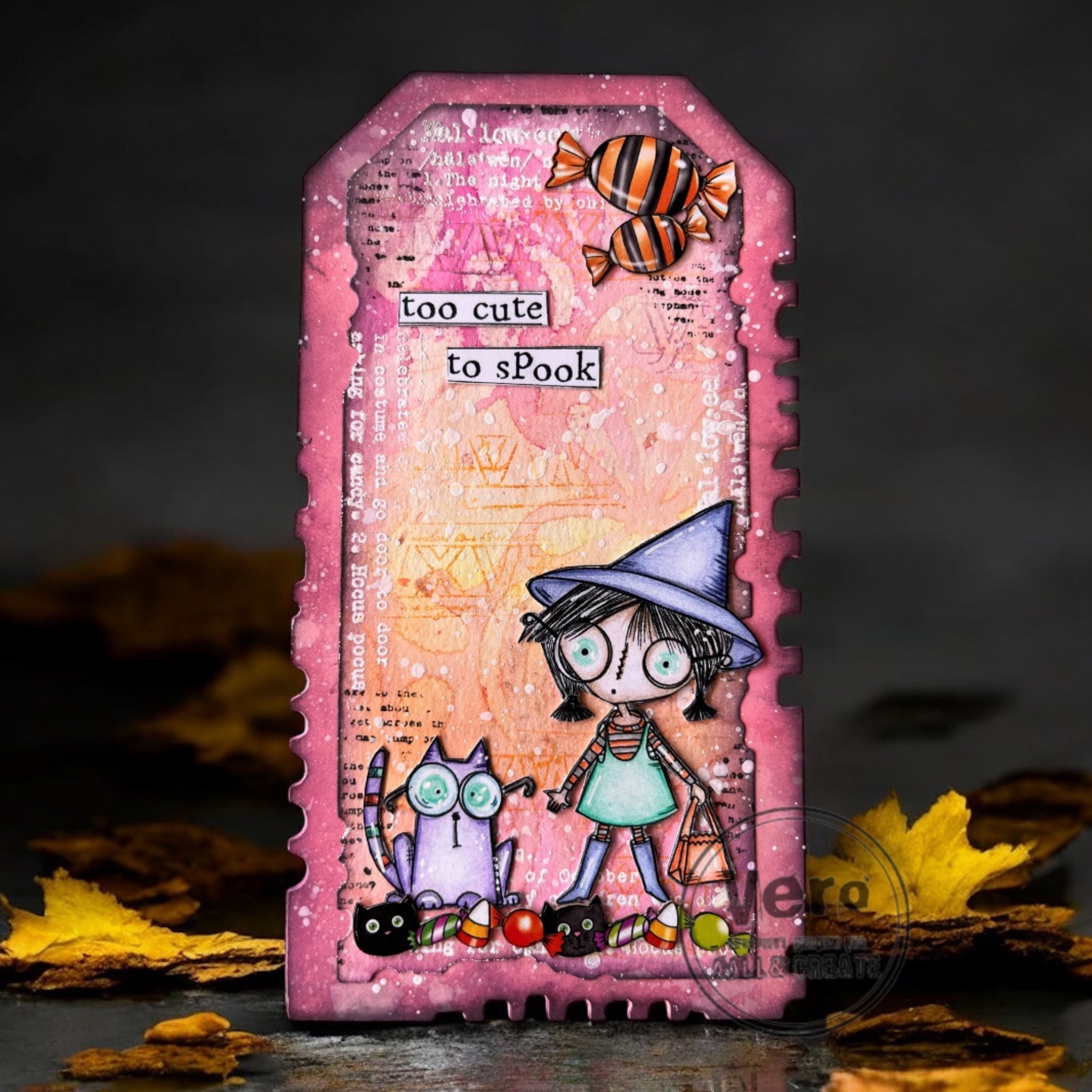 AALL and Create - A7 Stamp Set - Too Cute Spook