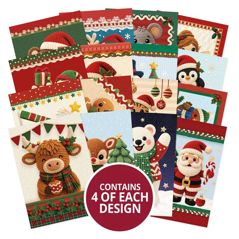Christmas Crochet Cuties Pocket Pad