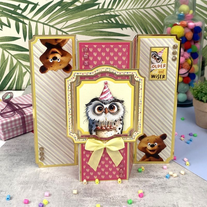 Wacky Woodland Luxury Card Topper Sheet