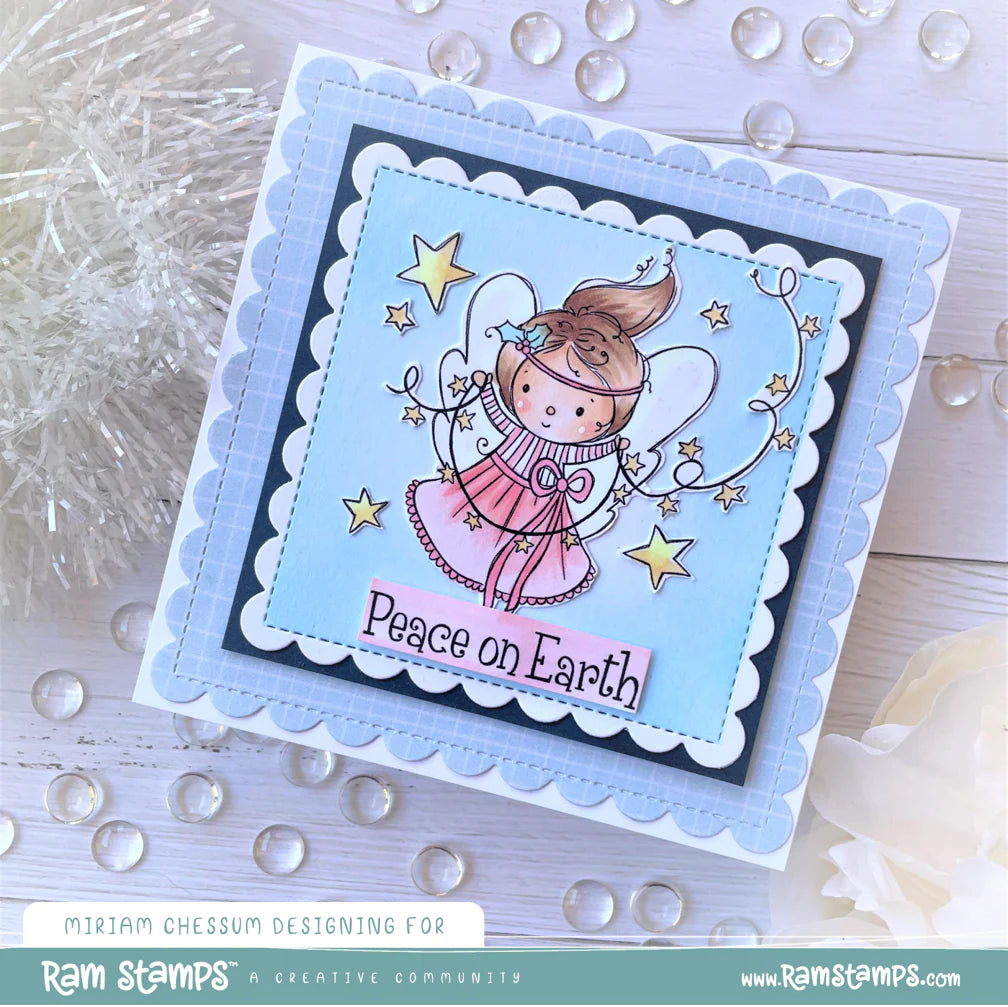 Peace Angel Clear Stamp 32658