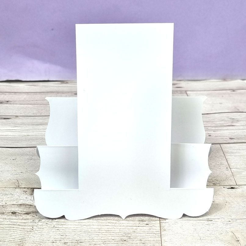 Luxury Shaped Card Blanks & Envelopes - Shaped Centre-Stepper Card