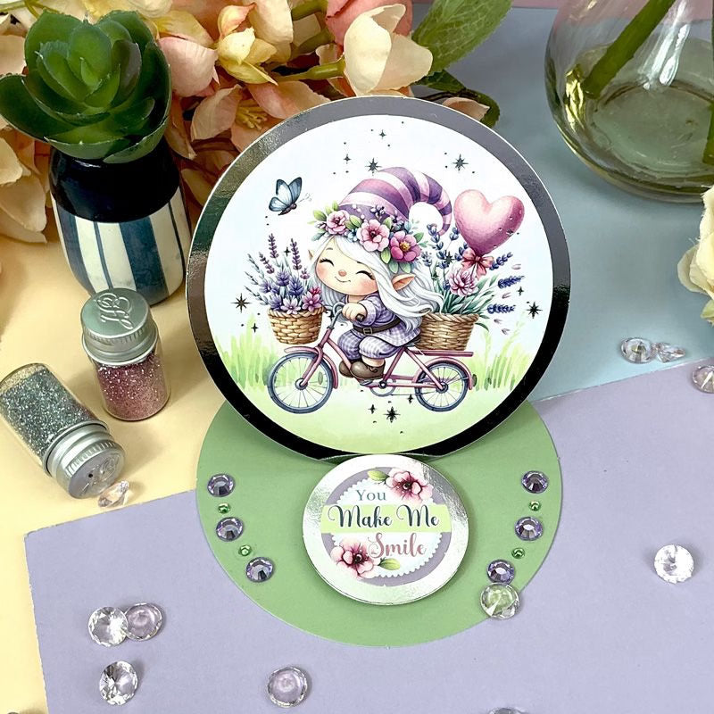 Circle Easel Shaped Card Blanks