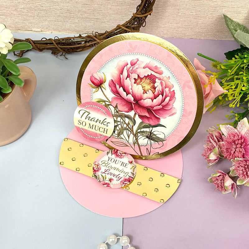Circle Easel Shaped Card Blanks