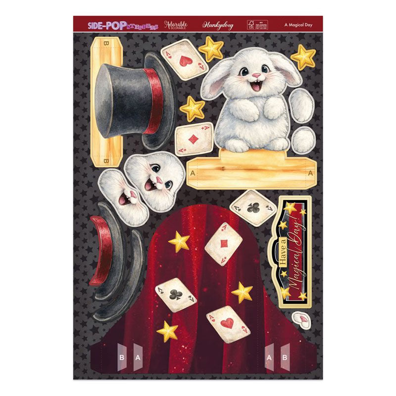 Side-Pop Stepper Card - A Magical Day