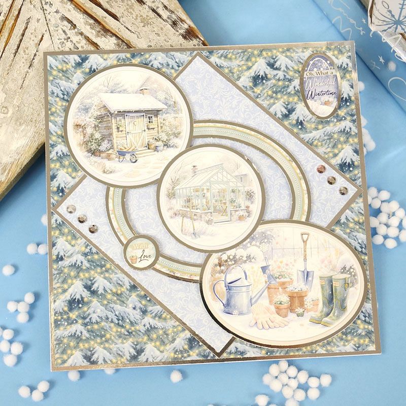 Crafty Stash Pads - In the Winter Garden