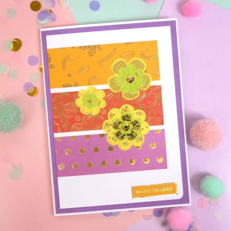 Bold & Bright Stickables Foiled & Die-Cut Flower Elements