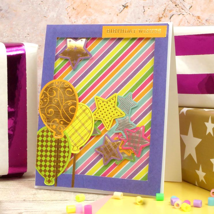 Bold & Bright Stickables Foiled & Die-Cut Birthday Elements