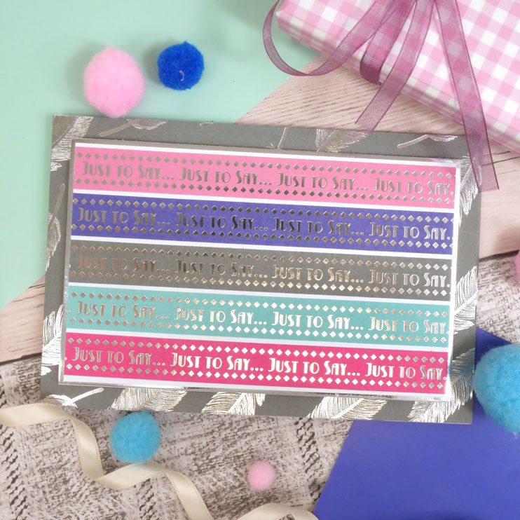 Bold & Bright Stickables Foiled & Die-Cut Self-Adhesive Occasions Borders