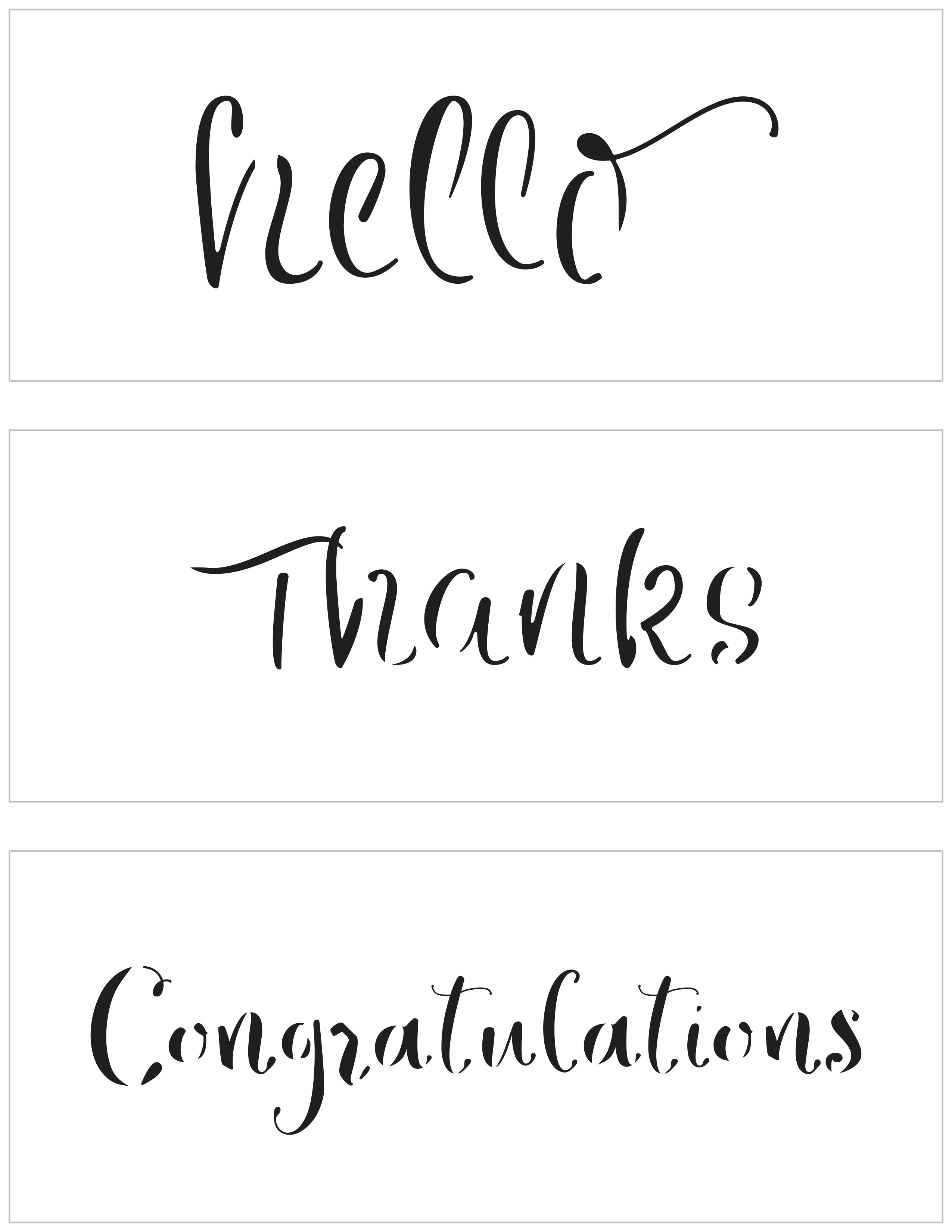 The Crafters Workshop Slimline Layered Hello