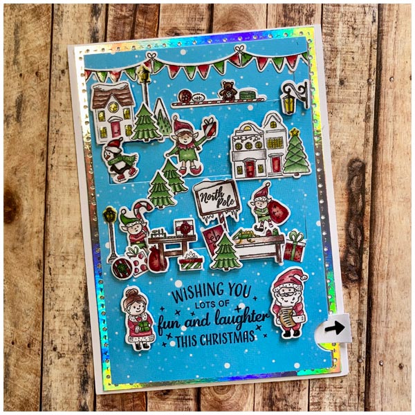 Made To Surprise Stamp & Die Set Moving Scenes North Pole Christmas | Set of 68