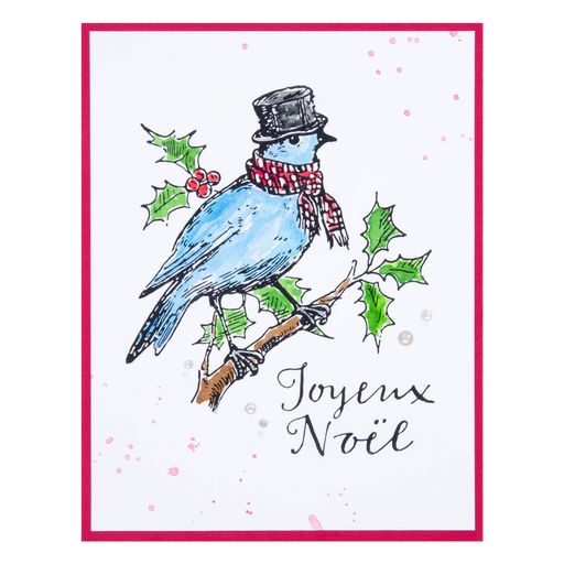 Joyeux Noel Press Plate & Die Set from the BetterPress Christmas Collection