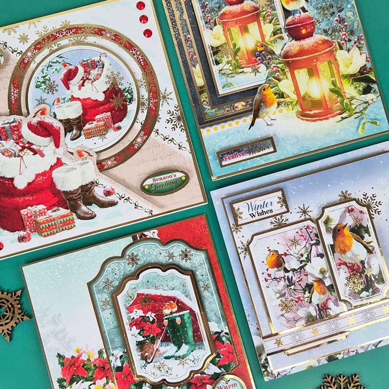 Christmas Robins Luxury Topper Collection