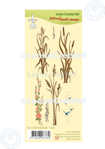 Lecreadesign Combi Clear Stamp Waterside Reed