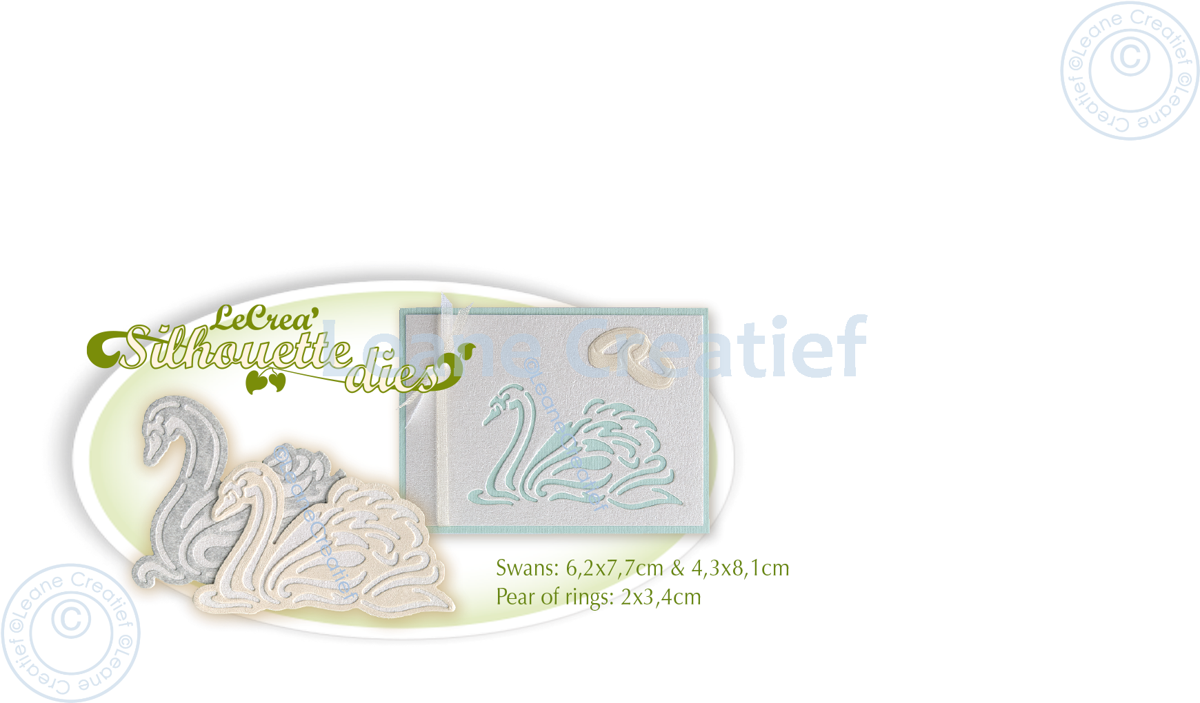 Lea’bilitie Swans Silhouette Cutting Die