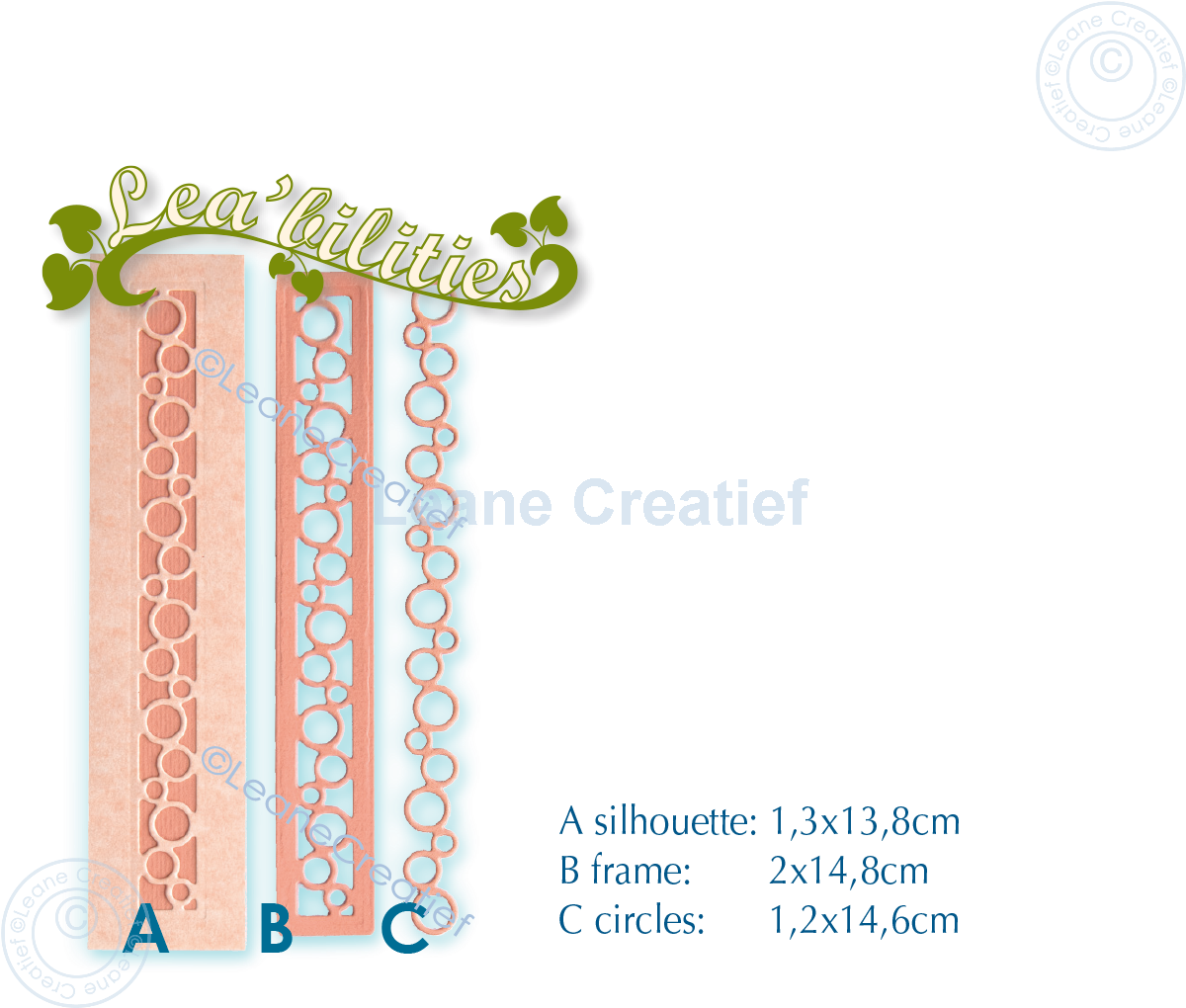 Lea’bilitie Borders Circles Cutting Die
