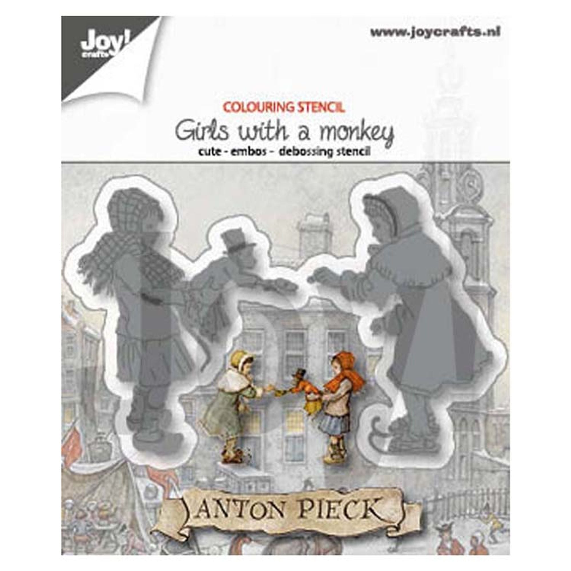 Joy! Craft Die - Anton Pieck Girl with a Monkey