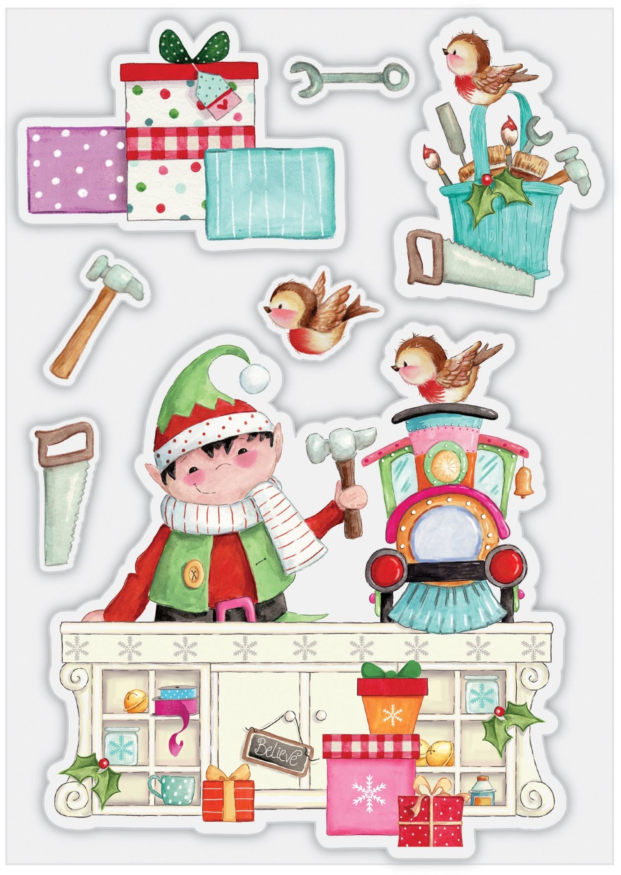 Made by Elves - Stamp Set - Workshop