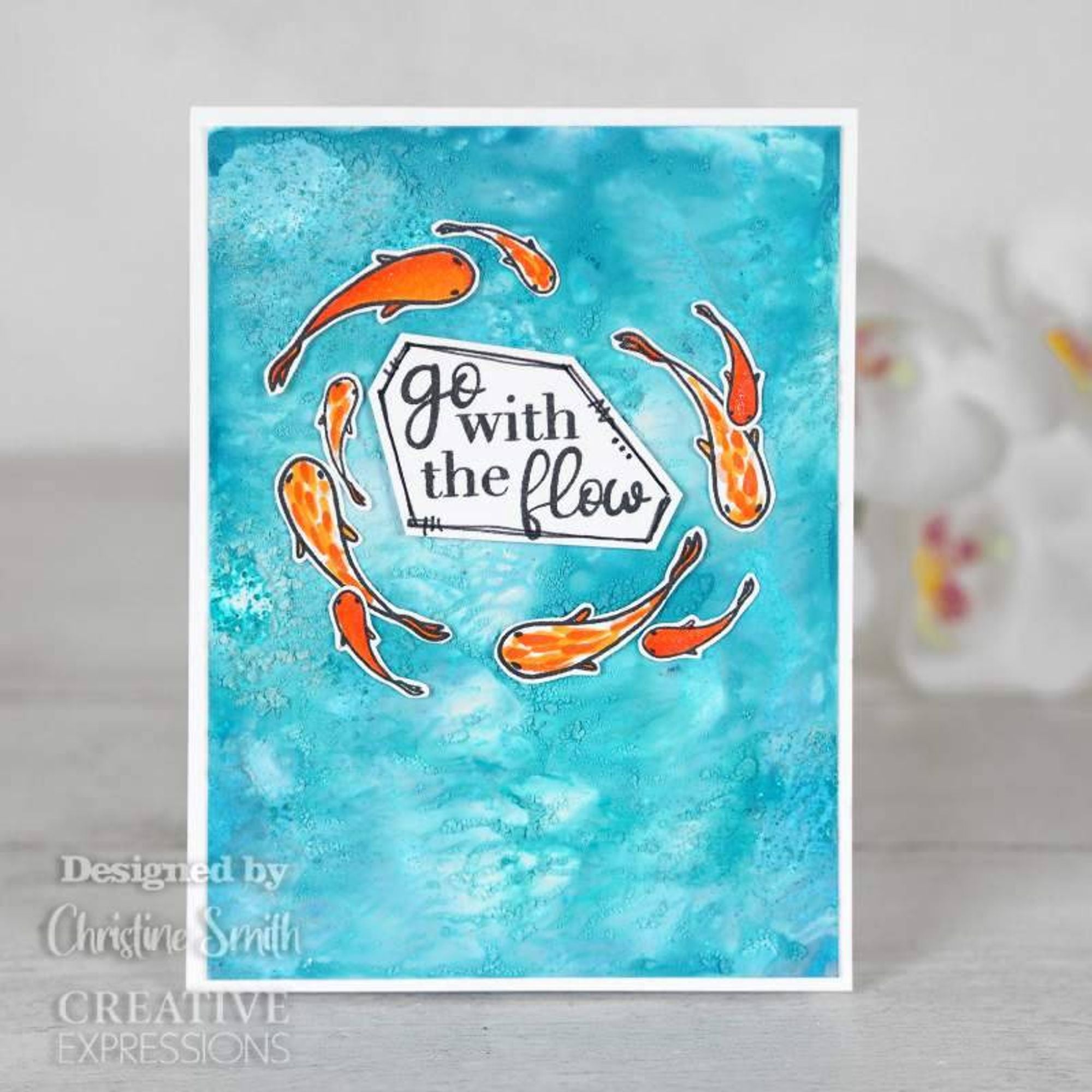 Creative Expressions Bonnita Moaby Summer Vibes 6 in x 8 in Clear Stamp Set