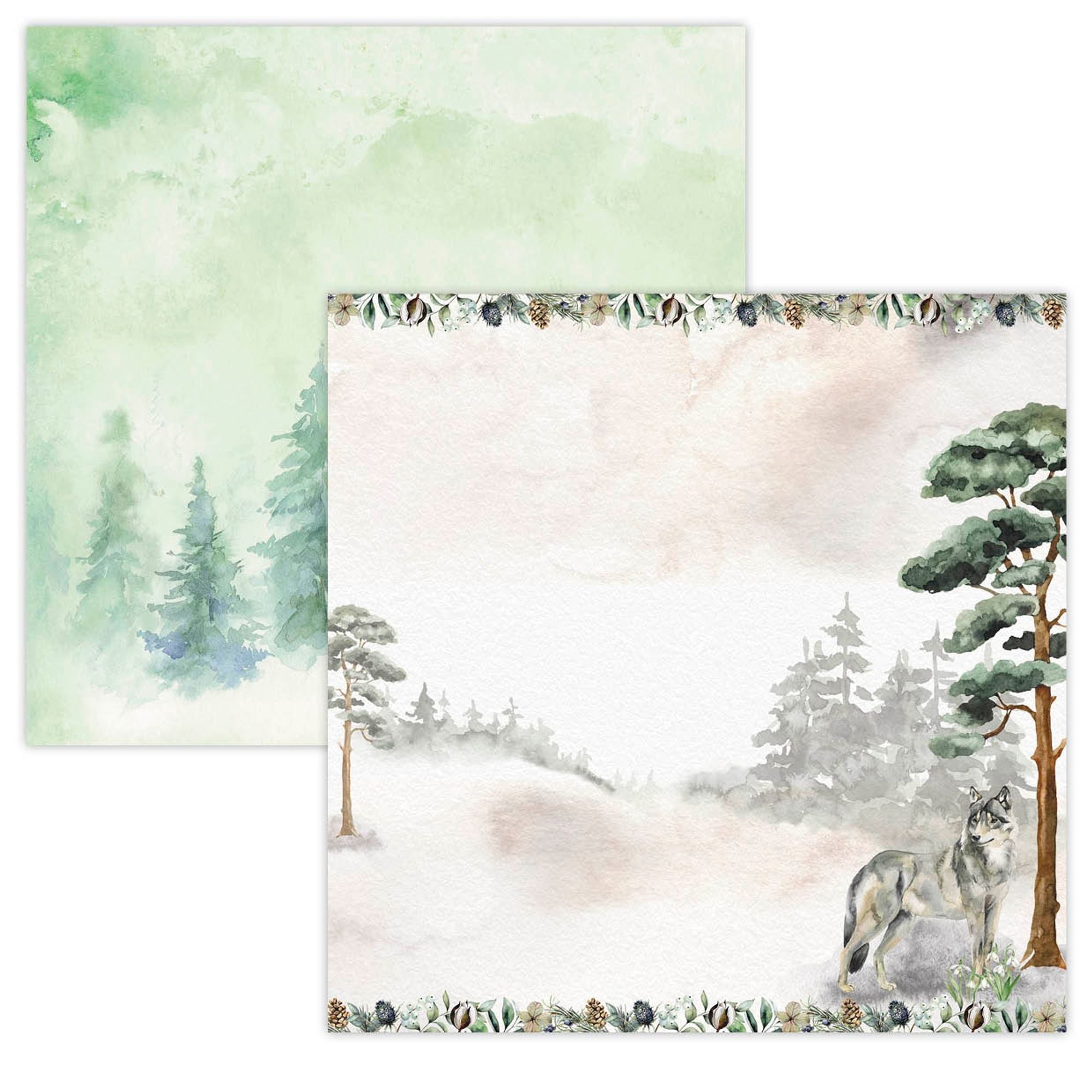 SL Paperset Background Paper Winter Garden 304,8x304,8x3mm 12 SH nr. 03