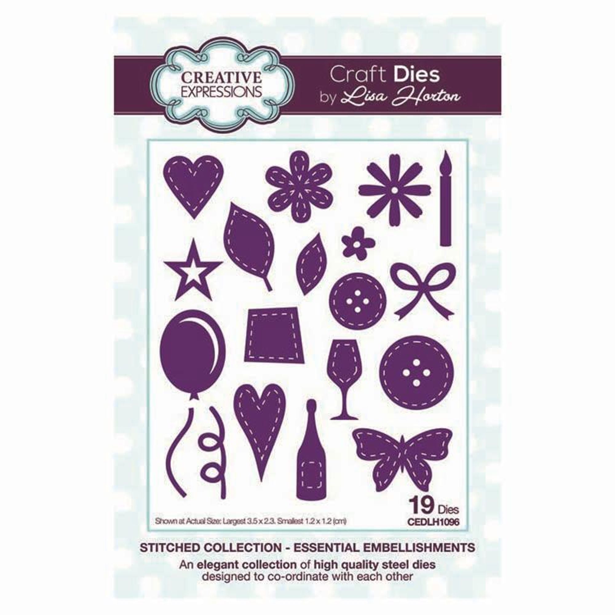 Stitched Collection Essential Embellishments Craft Die