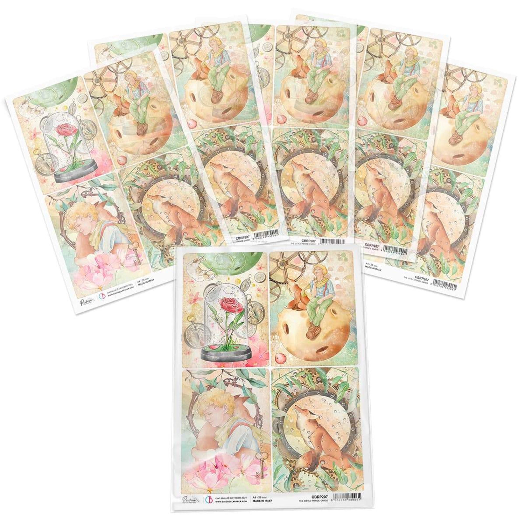 Ciao Bella Rice Paper A4 The Little Prince Cards