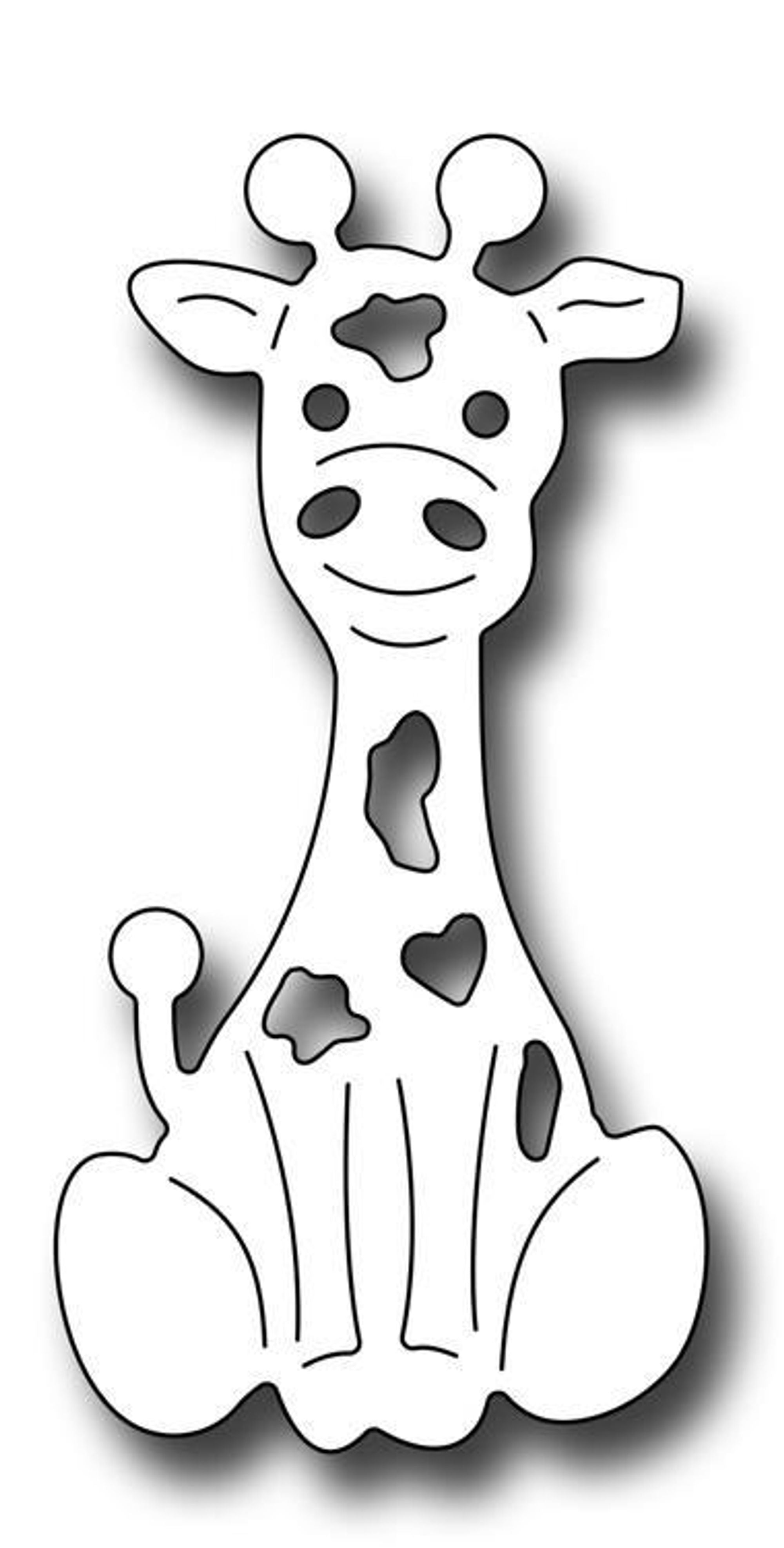 Frantic Stamper Precision Die - Toy Giraffe