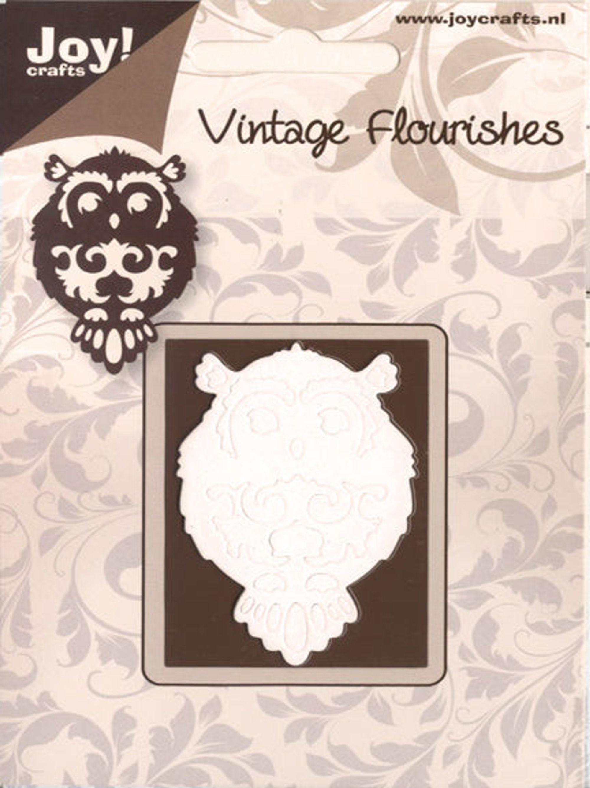 Joy! Crafts Dies - Vintage Flourishes-Owl