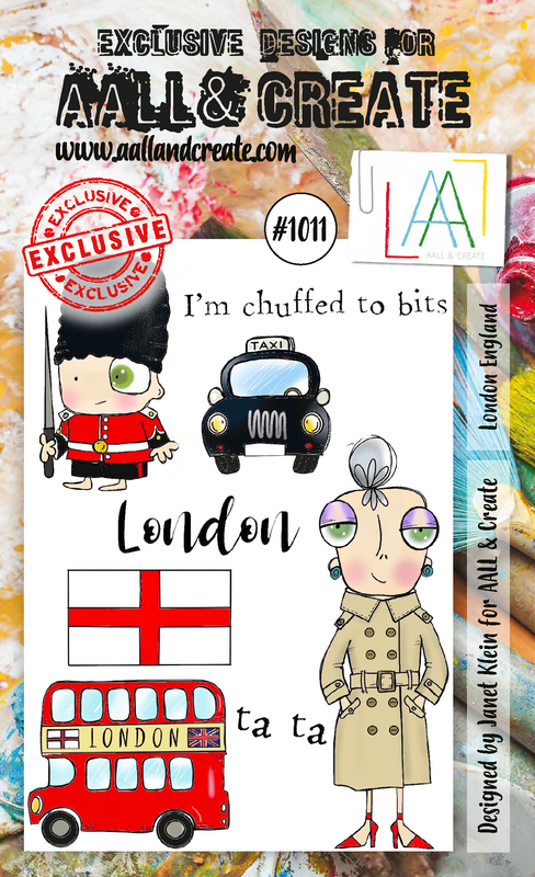 AALL and Create A6 Stamp Set - #1011 - London England