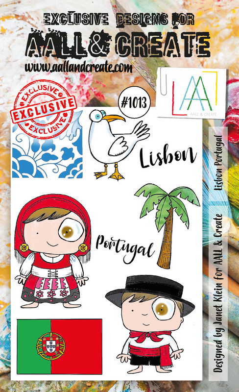 AALL and Create A6 Stamp Set - #1013 - Lisbon Portugal