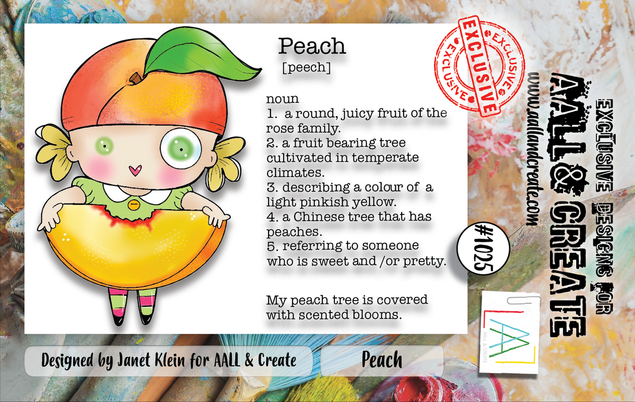 AALL and Create #1025 - A7 Stamp Set - Peach
