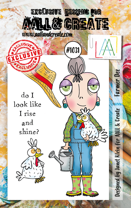 AALL and Create #1031 - A7 Stamp Set - Farmer Dee