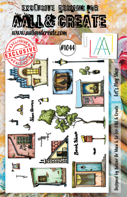 AALL and Create A5 Stamp Set - #1044 - Let's Play Shop