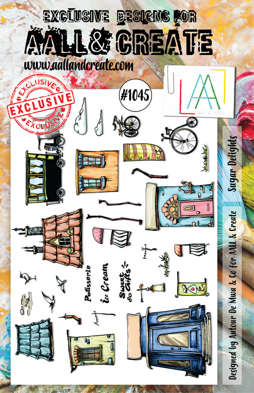 AALL and Create A5 Stamp Set - #1045 - Sugar Delights