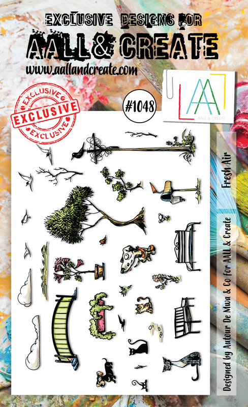 AALL and Create A6 Stamp Set - #1048 - Fresh Air