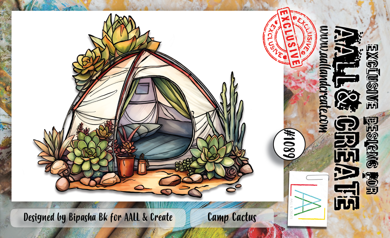 AALL and Create #1089 - A6 Stamp Set - Camp Cactus