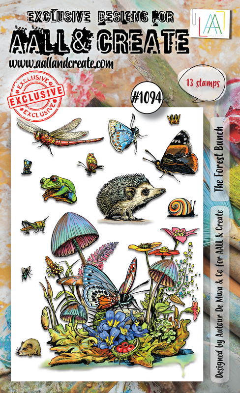 AALL and Create #1094 - A6 Stamp Set - The Forest Bunch