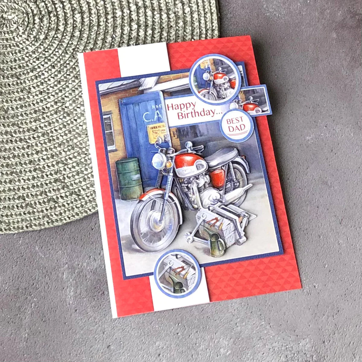 Die Cut Decoupage – Cars and Bikes (Pack Of 12)