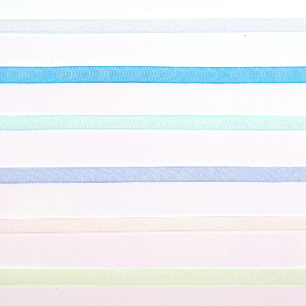 Vaessen Creative Organza Ribbon 6 Colours 6mmx2m Baby Blue