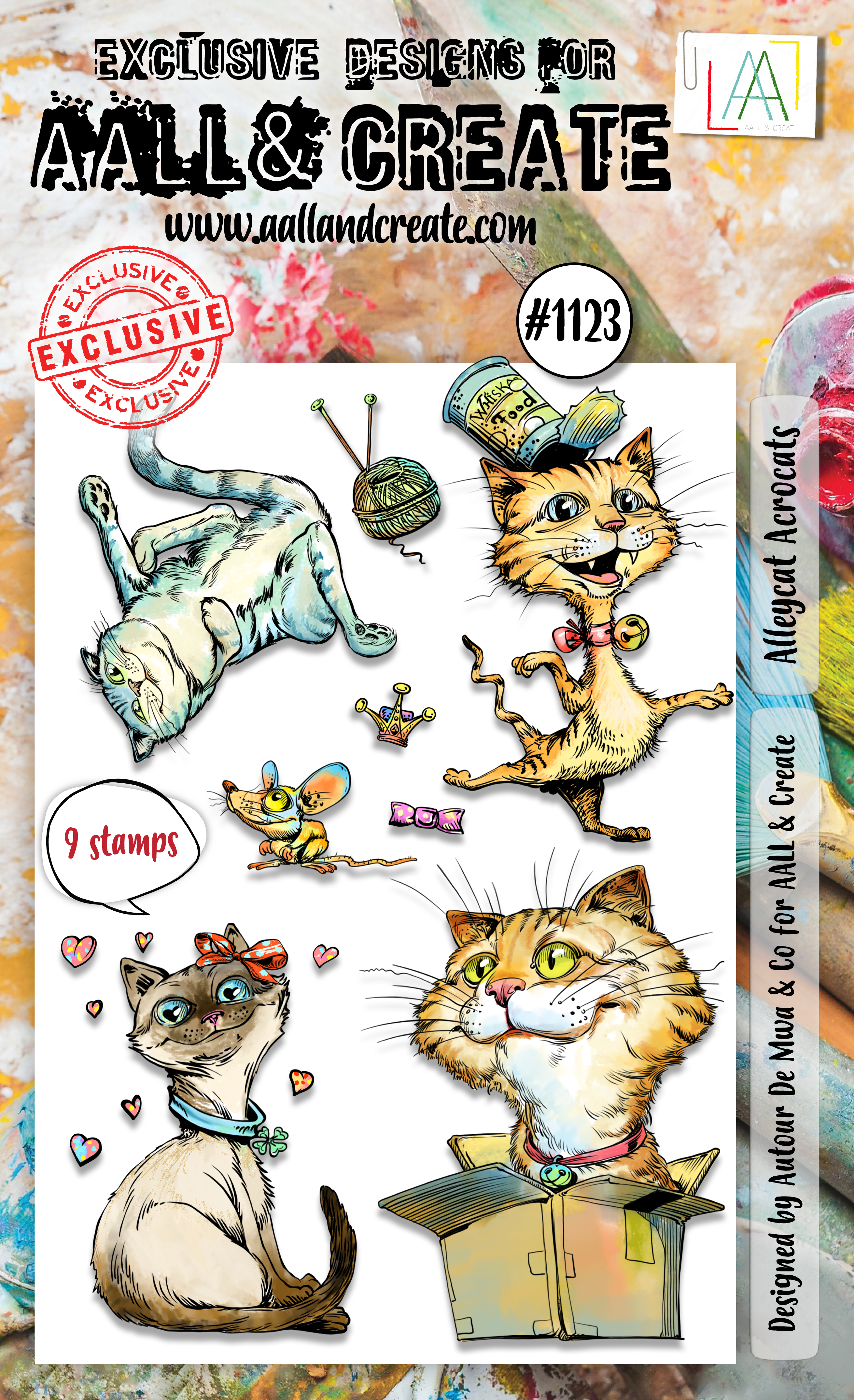 AALL and Create - A6 Stamp Set - Alleycat Acrocats