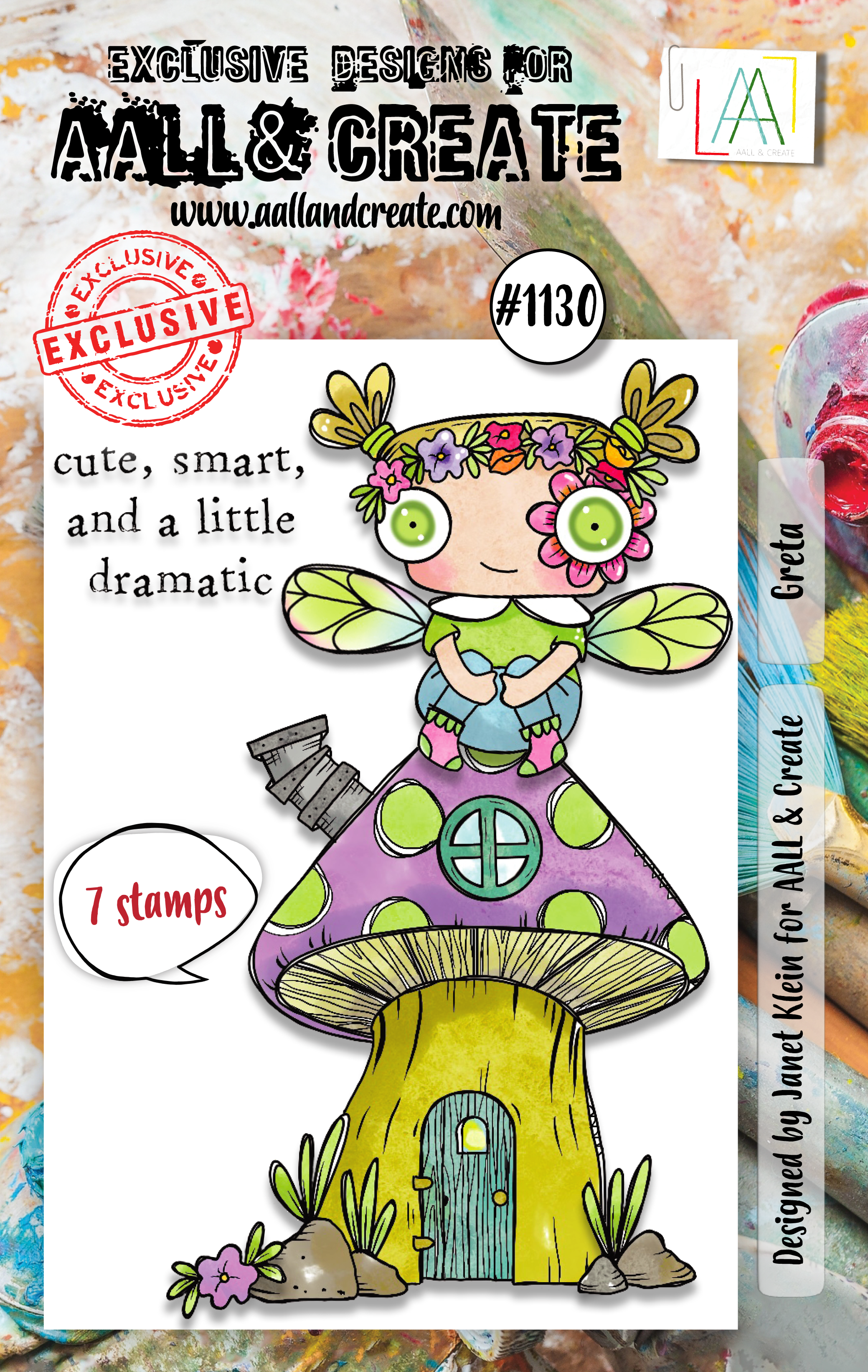 AALL and Create - A7 Stamp Set - Greta