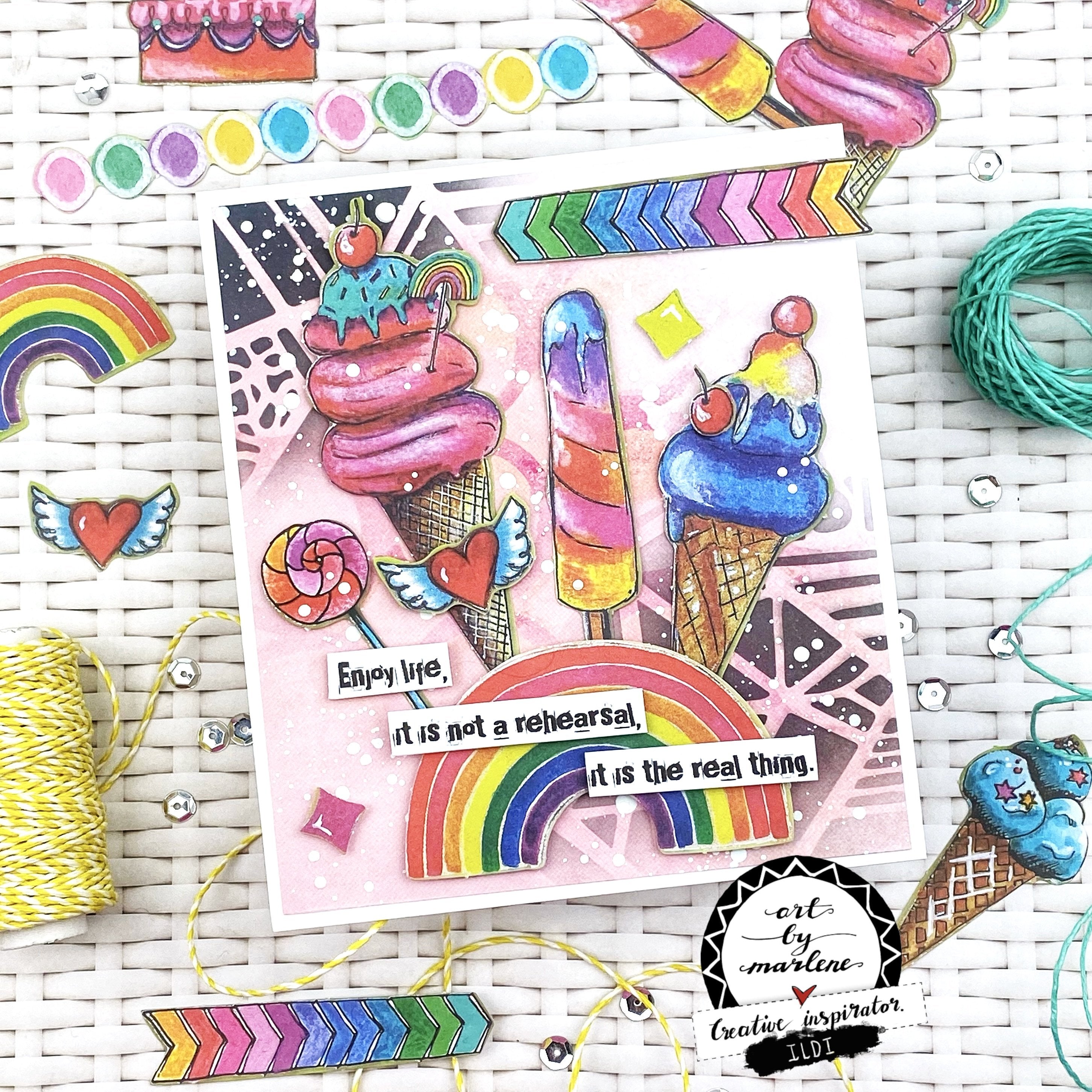 Art by Marlene Scrap Marlene's World nr.6